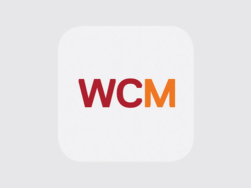 WCM social media icon.